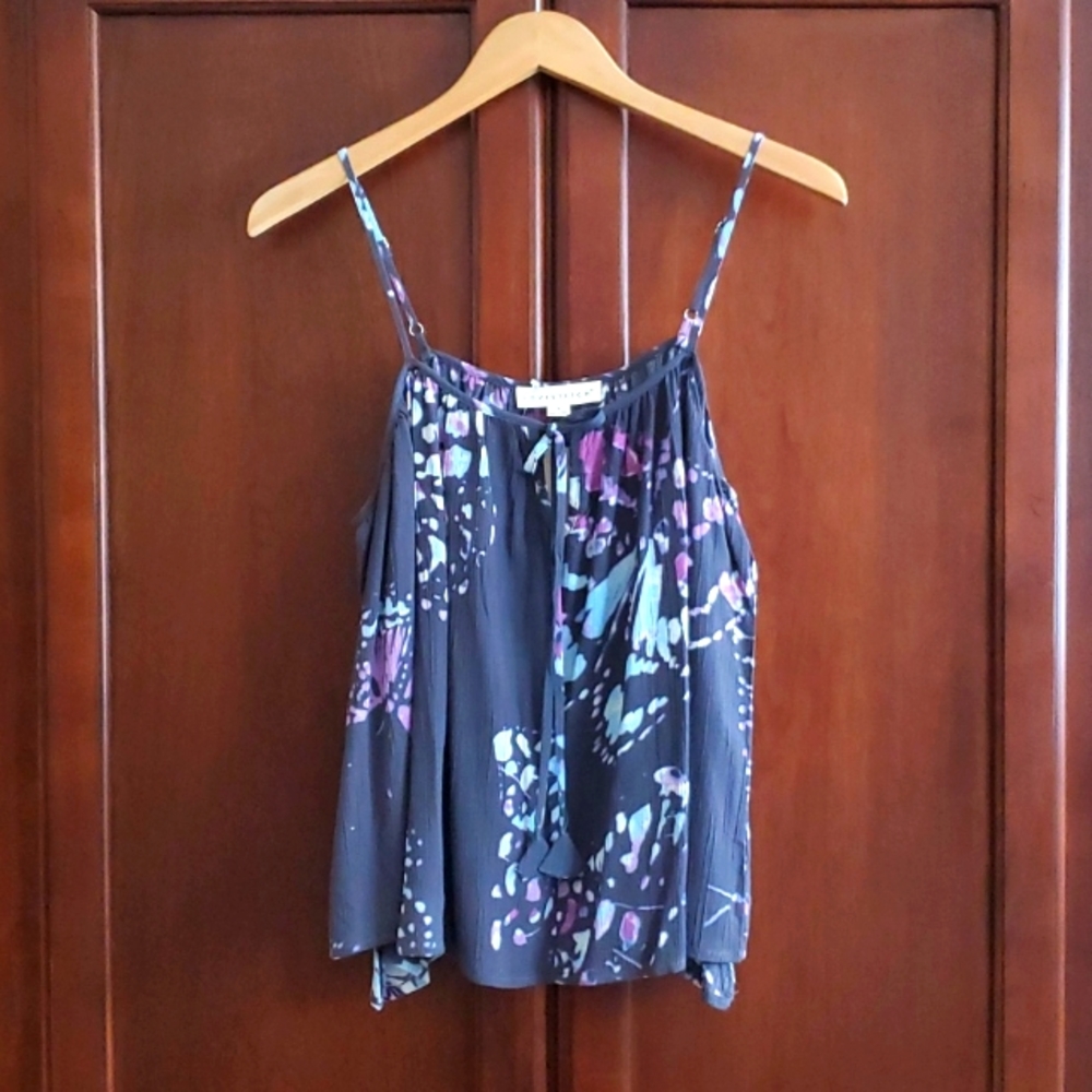 Lovestitch Cold Shoulder Butterfly Top NWT
